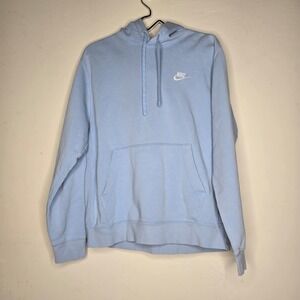 Nike Sportswear Club Fleece Hoodie Bundle women Medium Blue ,Lime Green Pullover